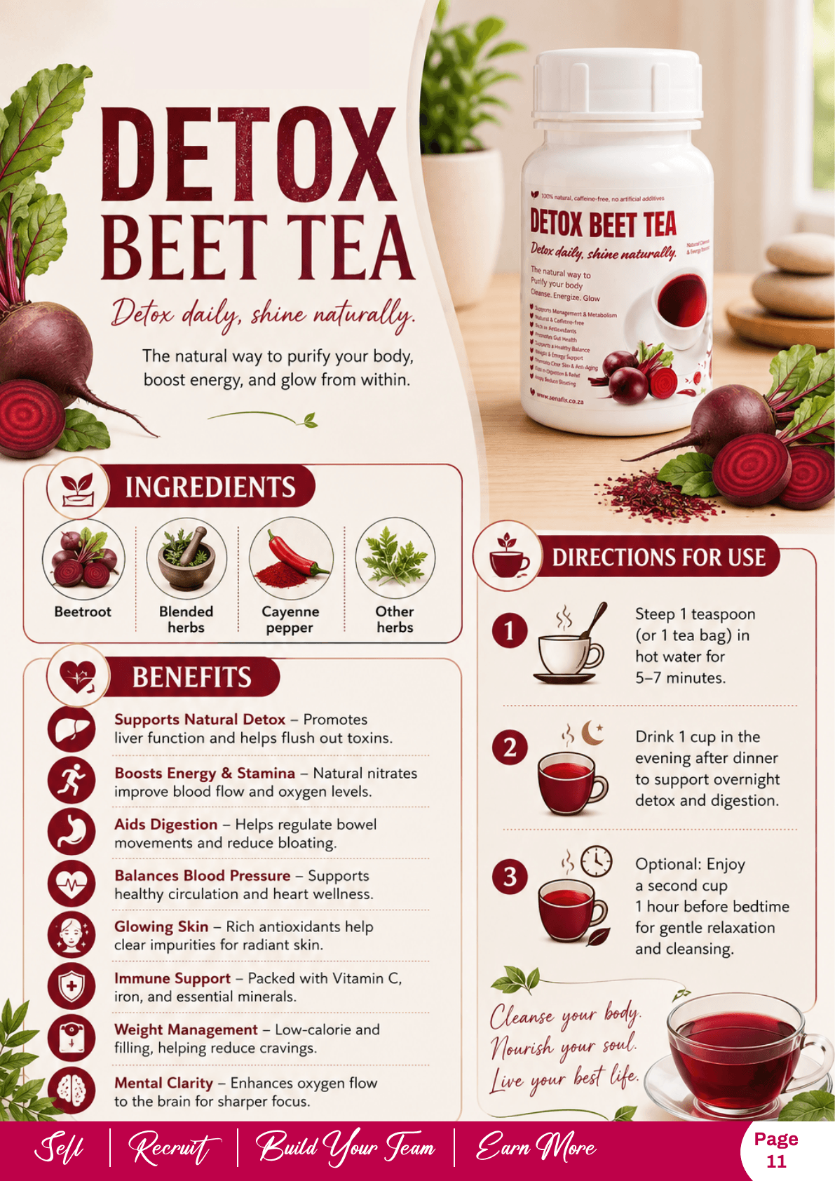 Detox Beet Tea product pack