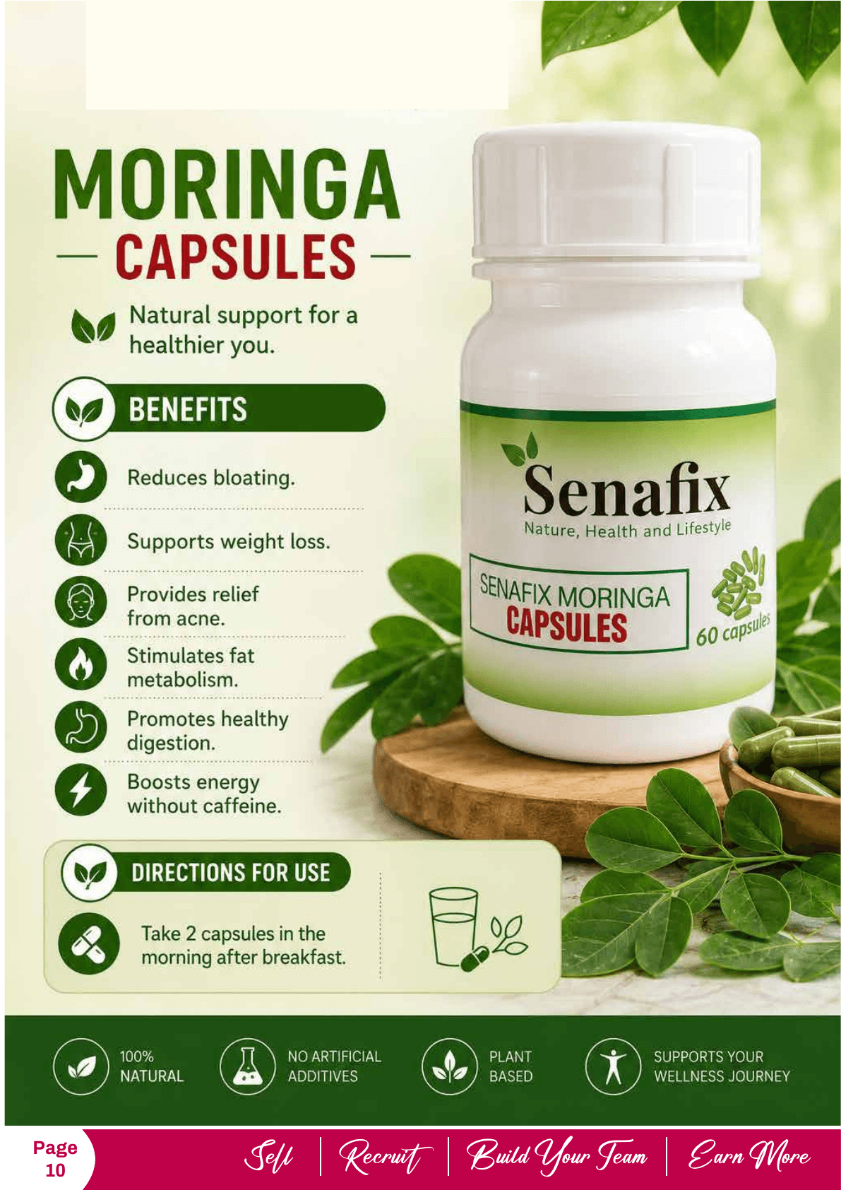 Moringa Capsules product pack