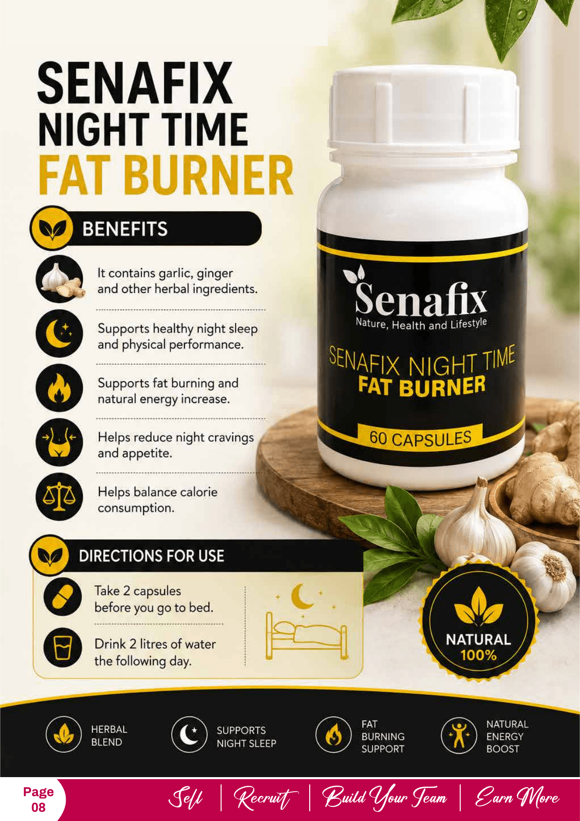 Night Time Fat Burner product pack