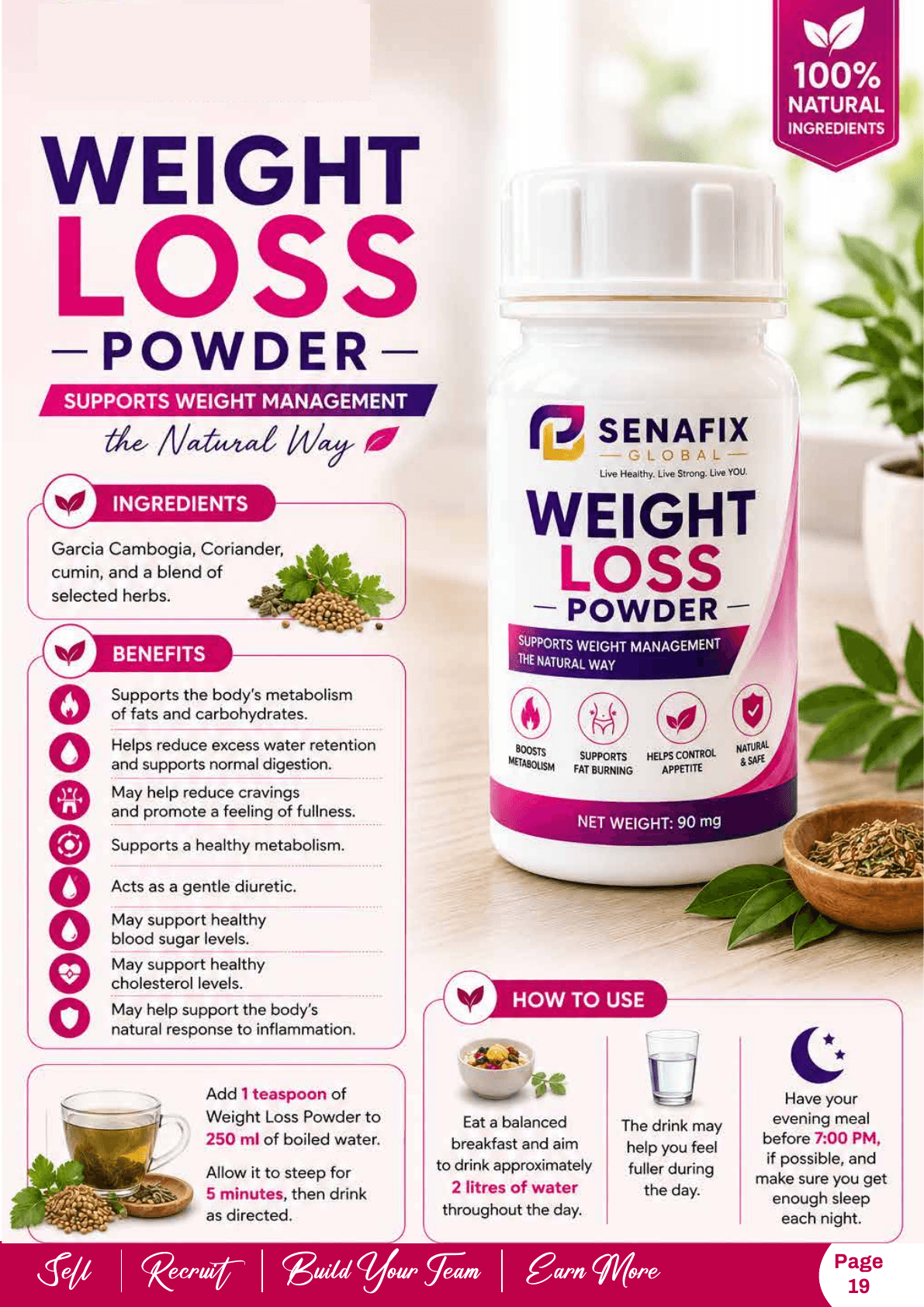 Weight Loss Powder product pack